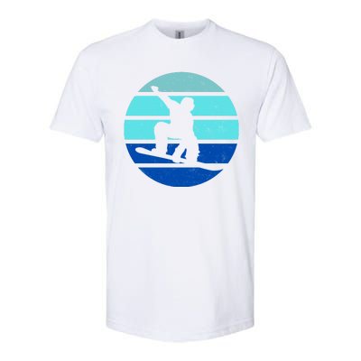 Retro Snowboarding Winter Sport Softstyle® CVC T-Shirt