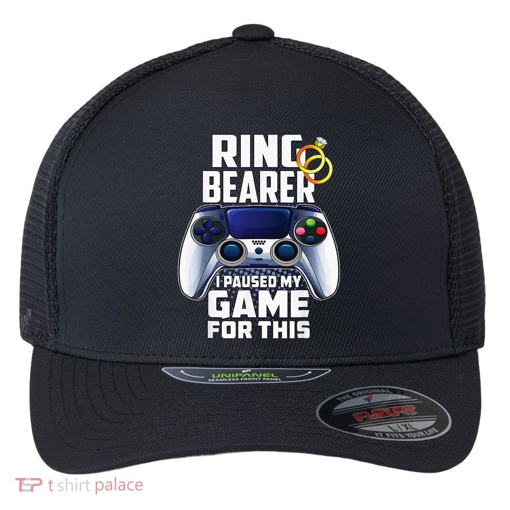 Ring Security Wedding Ring Bearer Groomsman Proposal Gifts Flexfit Unipanel Trucker Cap