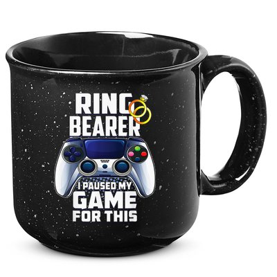 Ring Security Wedding Ring Bearer Groomsman Proposal Gifts 15oz Campfire Ceramic Mug