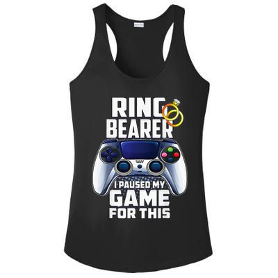 Ring Security Wedding Ring Bearer Groomsman Proposal Gifts Ladies PosiCharge Competitor Racerback Tank