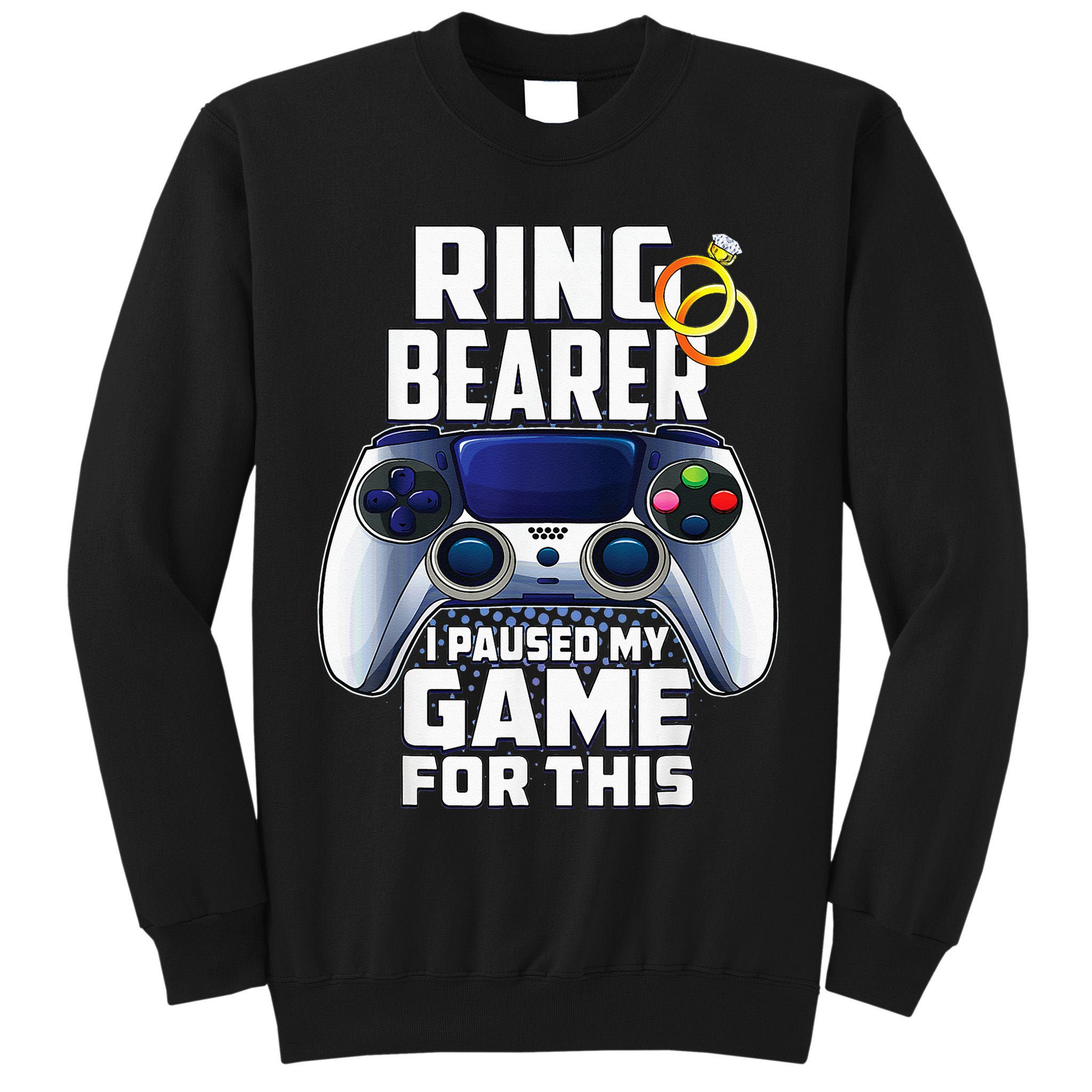 Ring Security Wedding Ring Bearer Groomsman Proposal Gifts Tall Sweatshirt