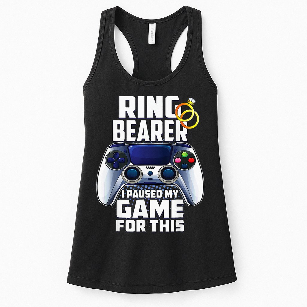 Ring Security Wedding Ring Bearer Groomsman Proposal Gifts Womens Tank Top