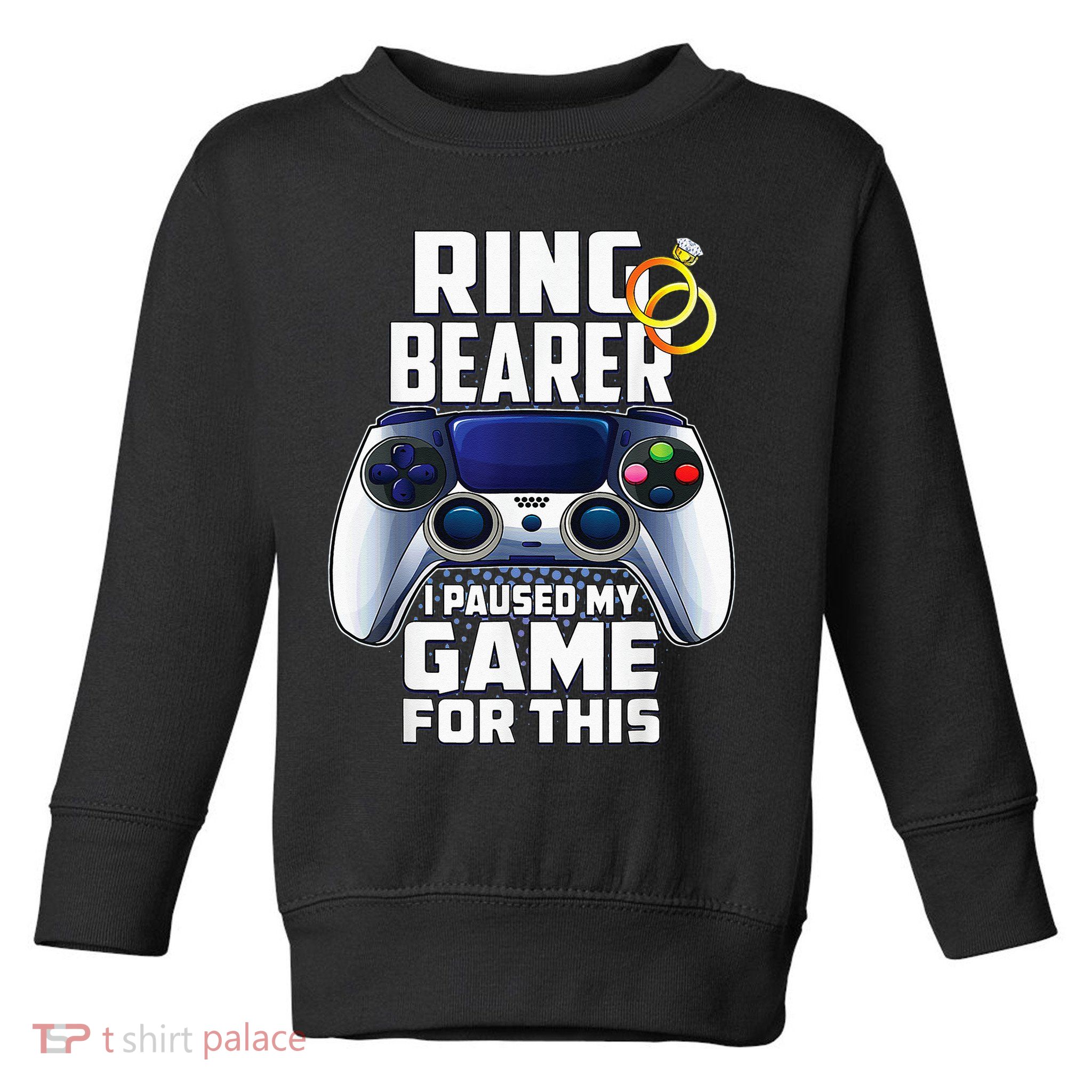 Ring Security Wedding Ring Bearer Groomsman Proposal Gifts Toddler Sweatshirt