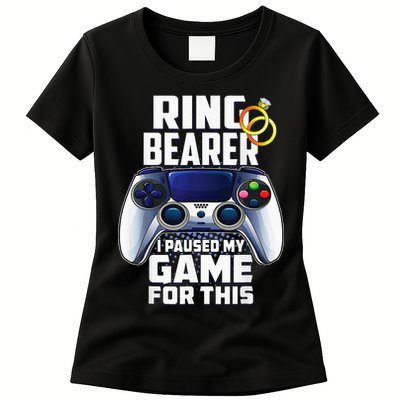 Ring Security Wedding Ring Bearer Groomsman Proposal Gifts Womens T-Shirt