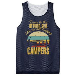 Retired Side WeRe All Happy Campers Retired Camping Crew Mesh Reversible Basketball Jersey Tank