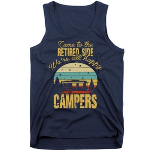 Retired Side WeRe All Happy Campers Retired Camping Crew Tank Top