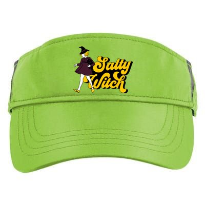 Retro Salty Witch Funny Halloween Girl Adult Drive Performance Visor