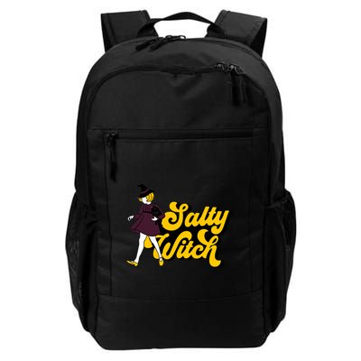 Retro Salty Witch Funny Halloween Girl Daily Commute Backpack