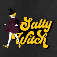 Retro Salty Witch Funny Halloween Girl Adult Drive Performance Visor
