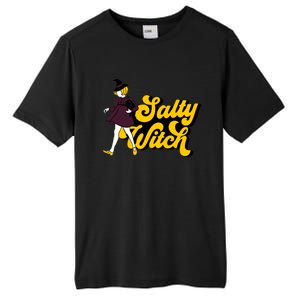 Retro Salty Witch Funny Halloween Girl Tall Fusion ChromaSoft Performance T-Shirt