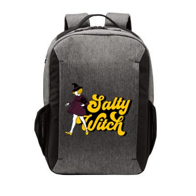 Retro Salty Witch Funny Halloween Girl Vector Backpack