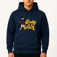 Retro Salty Witch Funny Halloween Girl Hoodie