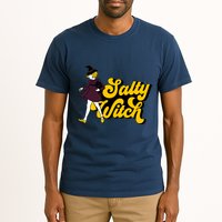 Retro Salty Witch Funny Halloween Girl Tall T-Shirt