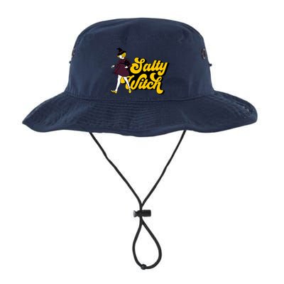 Retro Salty Witch Funny Halloween Girl Bucket Hat