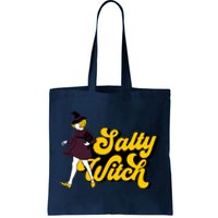 Retro Salty Witch Funny Halloween Girl Tote Bag