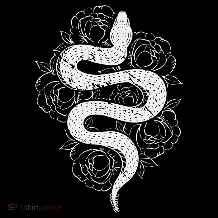 Reptile Snake Whisperer Rose Flower Snake Sweatshirt