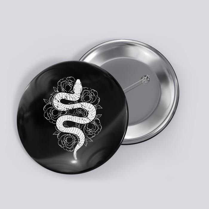 Reptile Snake Whisperer Rose Flower Snake Button