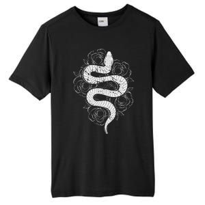 Reptile Snake Whisperer Rose Flower Snake Tall Fusion ChromaSoft Performance T-Shirt