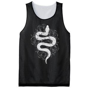 Reptile Snake Whisperer Rose Flower Snake Mesh Reversible Basketball Jersey Tank