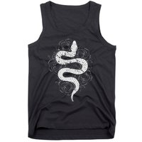 Reptile Snake Whisperer Rose Flower Snake Tank Top