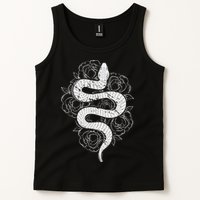 Reptile Snake Whisperer Rose Flower Snake Tank Top