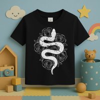 Reptile Snake Whisperer Rose Flower Snake Toddler T-Shirt