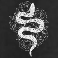 Reptile Snake Whisperer Rose Flower Snake Microfiber Hand Towel