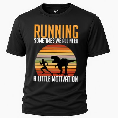 Running Sometimes We All Need A Little Motivation Quote Performance Shirt