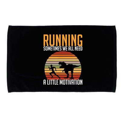 Running Sometimes We All Need A Little Motivation Quote Microfiber Hand Towel