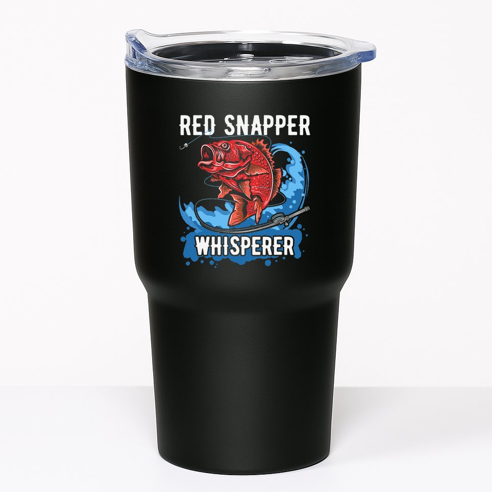 Red Snapper Whisperer Deep Sea Fishing Bass Tumbler