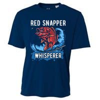 Red Snapper Whisperer Deep Sea Fishing Bass Cooling Performance Crew T-Shirt