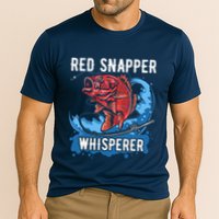 Red Snapper Whisperer Deep Sea Fishing Bass Cooling Performance Crew T-Shirt