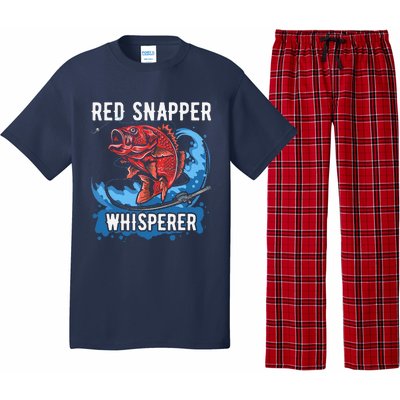 Red Snapper Whisperer Deep Sea Fishing Bass Pajama Set