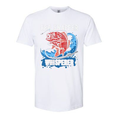 Red Snapper Whisperer Deep Sea Fishing Bass Softstyle CVC T-Shirt