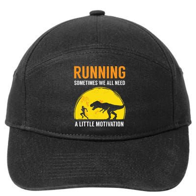 Running Sometimes We All Need A Little Motivation T 7-Panel Snapback Hat