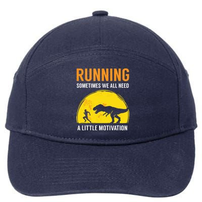 Running Sometimes We All Need A Little Motivation T 7-Panel Snapback Hat