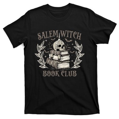 Retro Salem Witch Book Club Halloween Witch T-Shirt