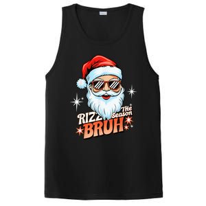 Rizzmas Santa Xmas Rizz The Season Bruh Funny Christmas PosiCharge Competitor Tank