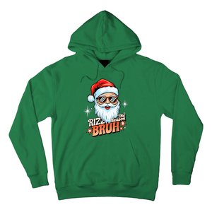 Rizzmas Santa Xmas Rizz The Season Bruh Funny Christmas Hoodie