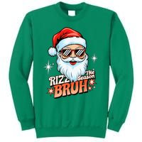 Rizzmas Santa Xmas Rizz The Season Bruh Funny Christmas Sweatshirt