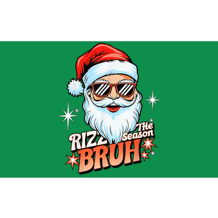 Rizzmas Santa Xmas Rizz The Season Bruh Funny Christmas Bumper Sticker