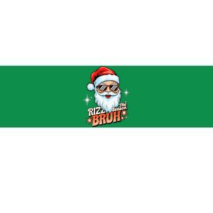 Rizzmas Santa Xmas Rizz The Season Bruh Funny Christmas Bumper Sticker