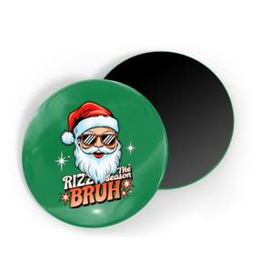 Rizzmas Santa Xmas Rizz The Season Bruh Funny Christmas Magnet