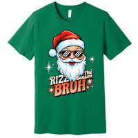 Rizzmas Santa Xmas Rizz The Season Bruh Funny Christmas Premium T-Shirt