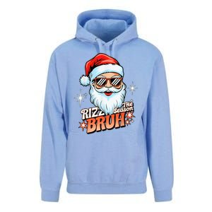 Rizzmas Santa Xmas Rizz The Season Bruh Funny Christmas Unisex Surf Hoodie