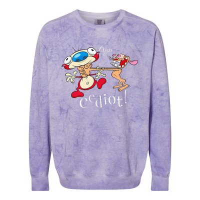 R.E.N & S.T.I.M.P.Y You Eediot Colorblast Crewneck Sweatshirt