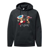 R.E.N & S.T.I.M.P.Y You Eediot Performance Fleece Hoodie