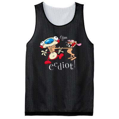 R.E.N & S.T.I.M.P.Y You Eediot Mesh Reversible Basketball Jersey Tank