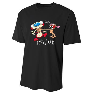 R.E.N & S.T.I.M.P.Y You Eediot Performance Sprint T-Shirt