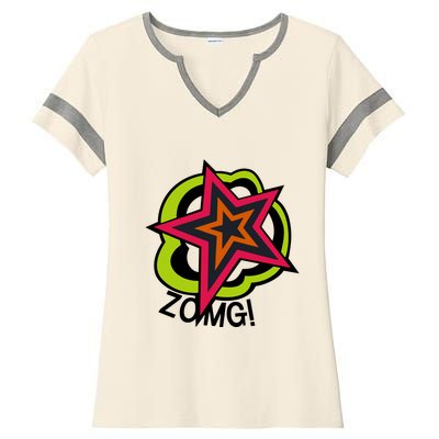 Ryuji Sakamoto Zomg Ladies Halftime Notch Neck Tee